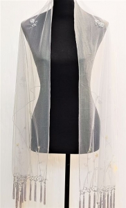 Beaded shawl 203-F
